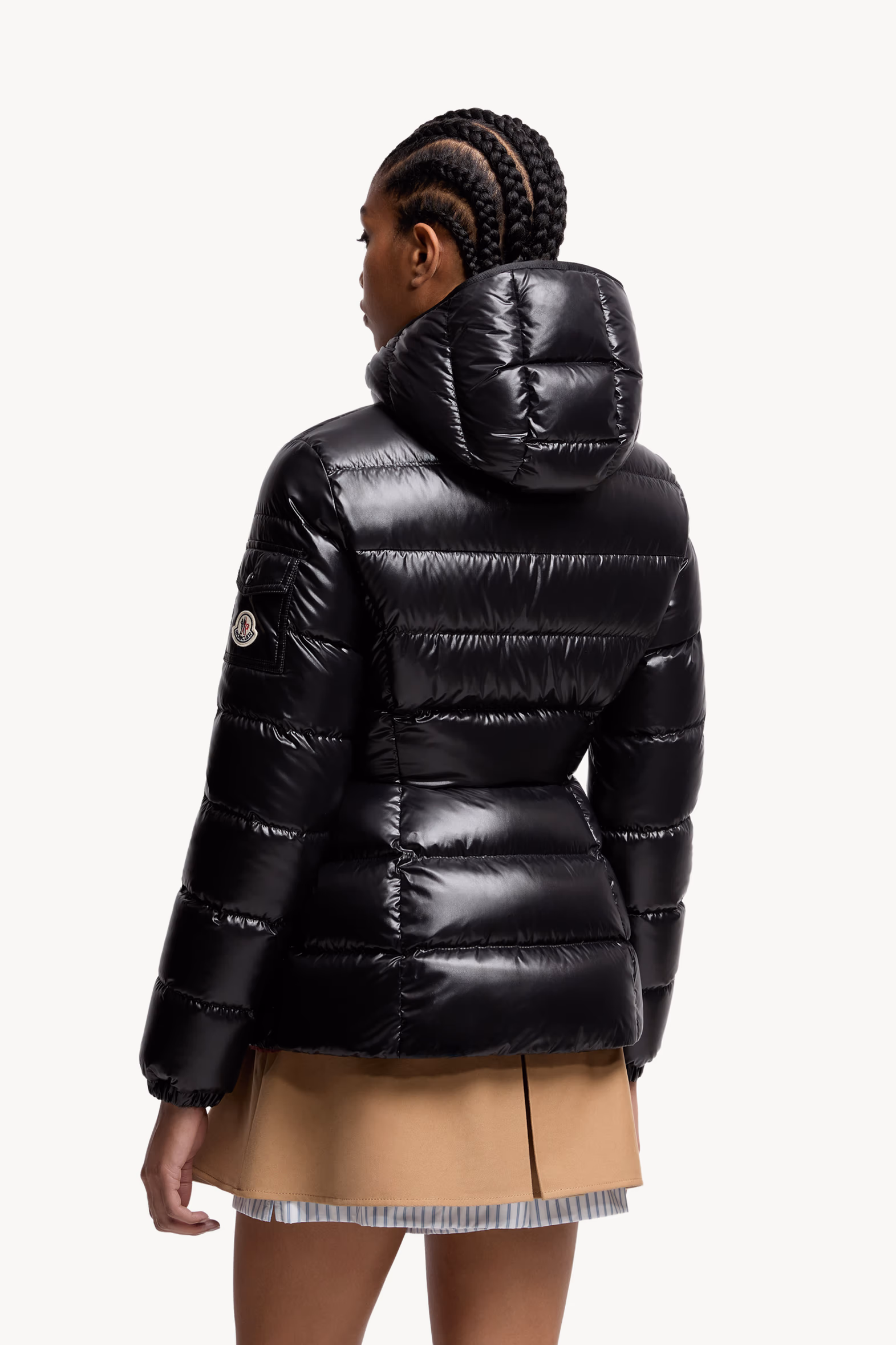 Barante Hooded Short Down Jacket Women Black Moncler 5